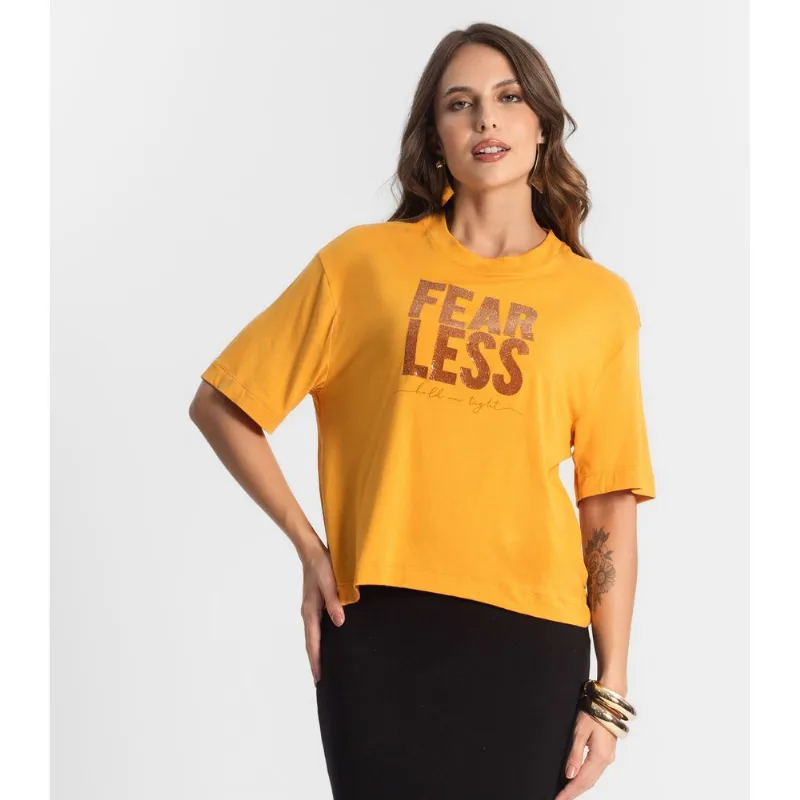 Camiseta Feminina Endless Amarelo G