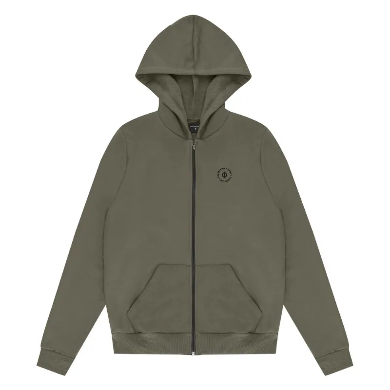Jaqueta Masculina Moletom Felpada E Capuz Diametro Verde M