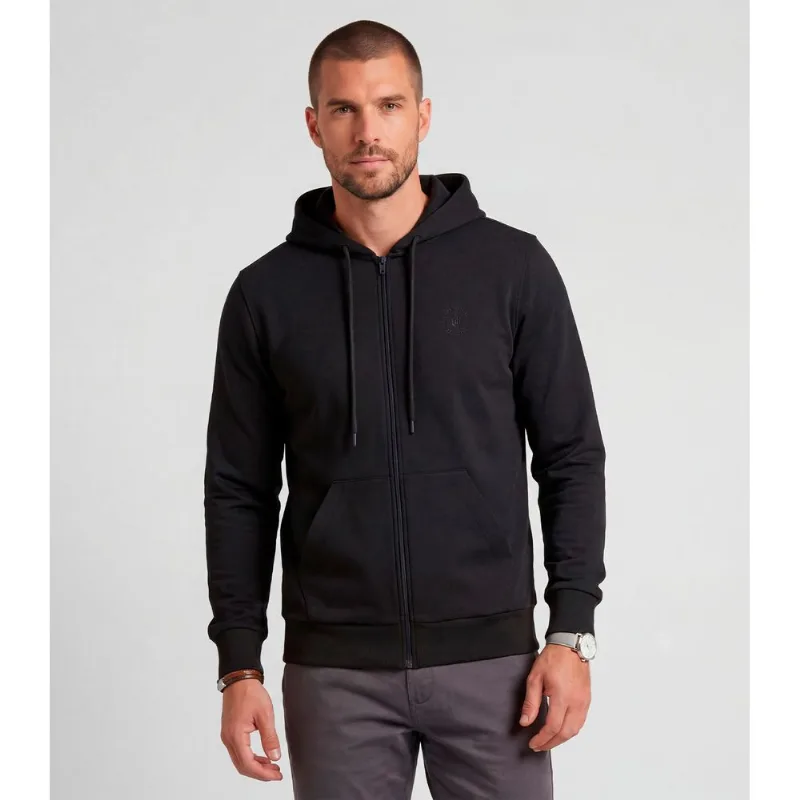 Jaqueta Masculina Moletom Felpada E Capuz Diametro Preto P
