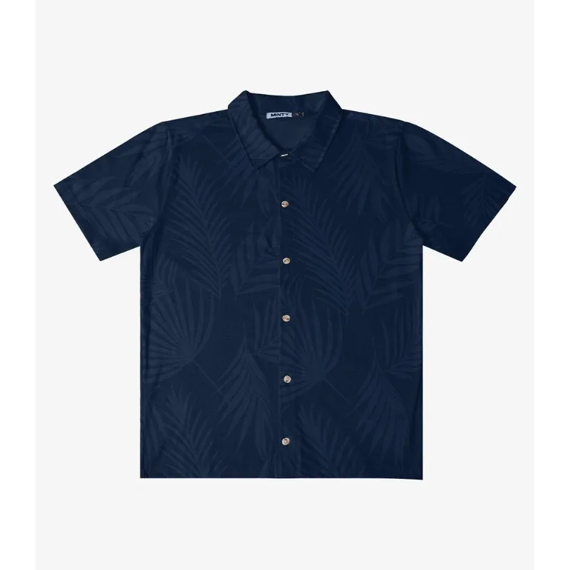 Camisa Juvenil em Meia Malha Masculina Minty Azul 16