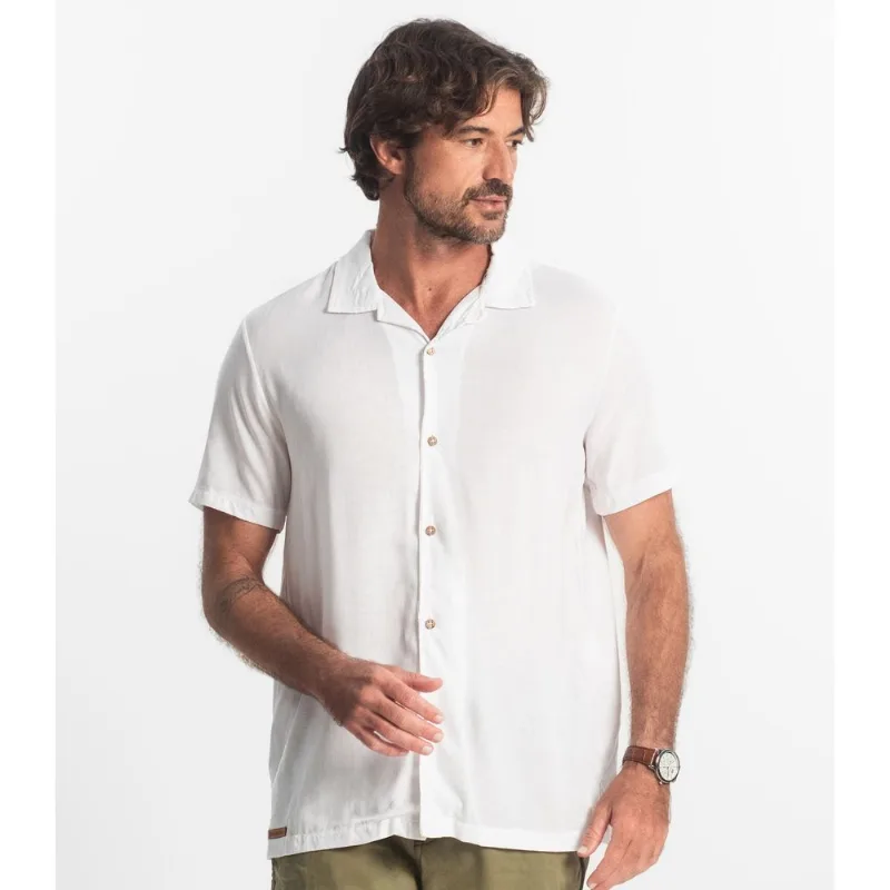 Camisa Masculina Em Viscolinho Diametro Bege G