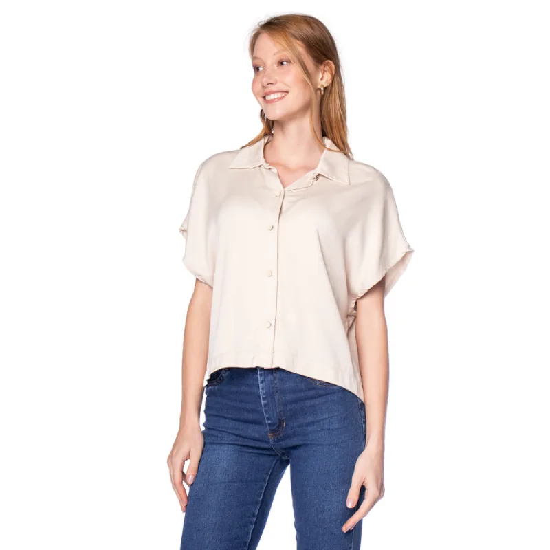 Blusão Feminino Rovitex Romantic Canelado Bege - M
