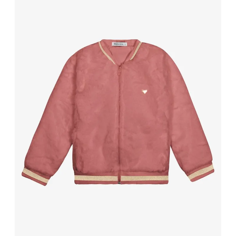 Jaqueta Bomber Pelo Safira Trick Nick Rosa 10