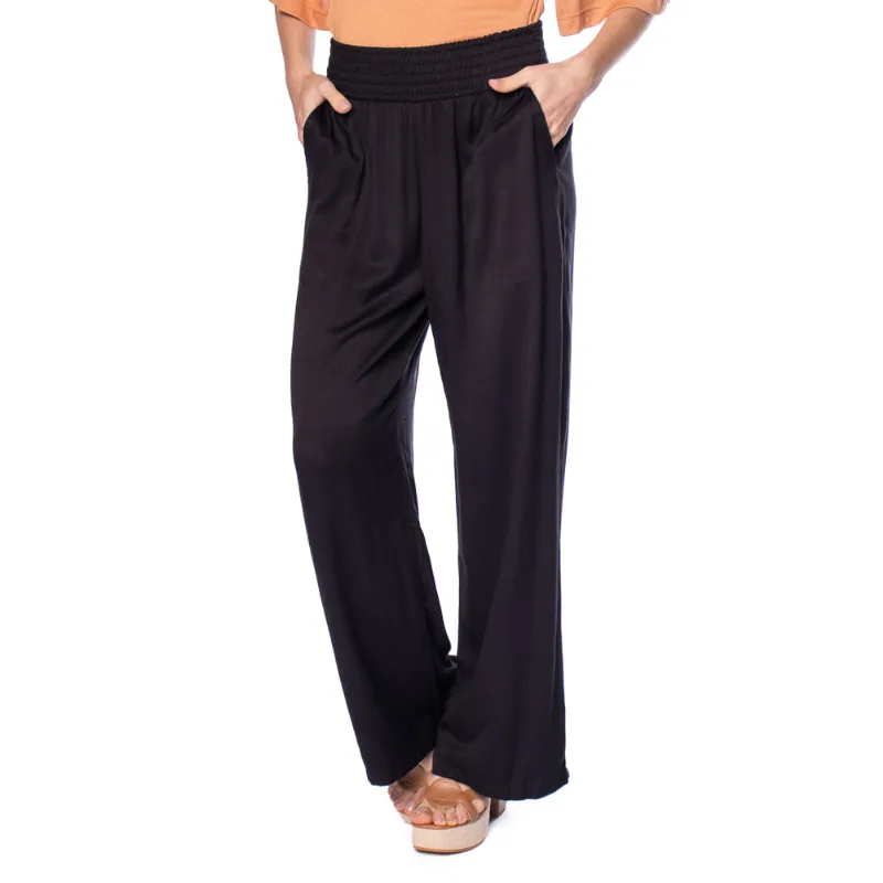 Calça Feminina Rovitex Pantalona em Viscose Preto - P