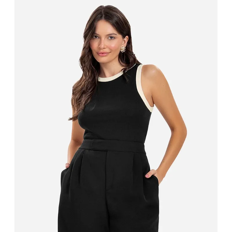 Regata de Ribana Feminina Rovitex Preto GG