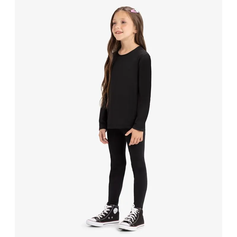 Legging Malha Térmica Rovi Kids Preto 18