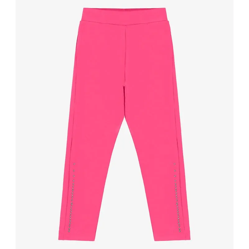 Legging Infantil Em Molecotton Rovi Kids Rosa 1