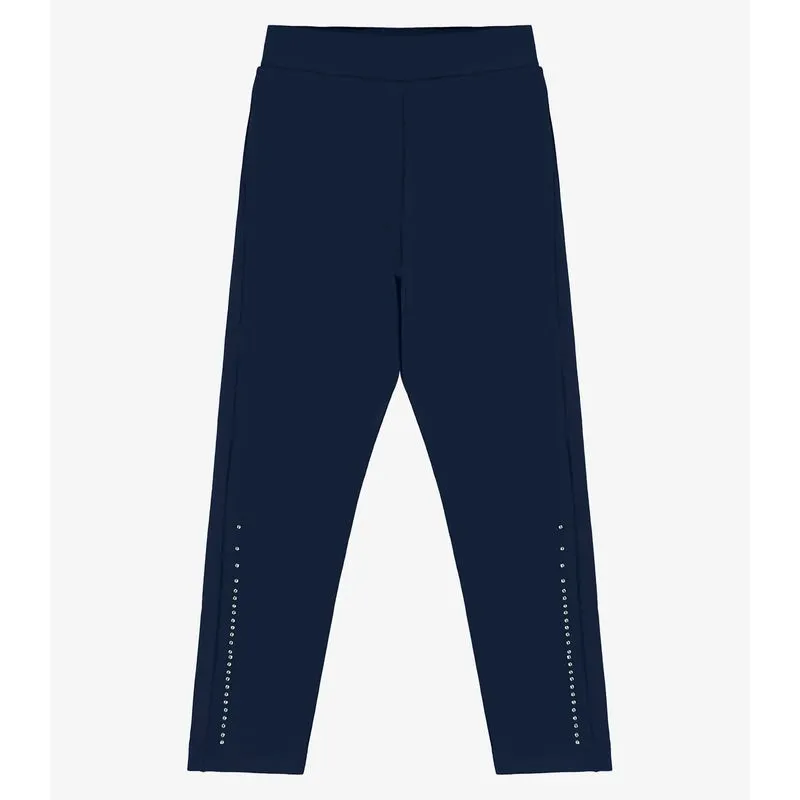 Legging Infantil Em Molecotton Rovi Kids Azul 2