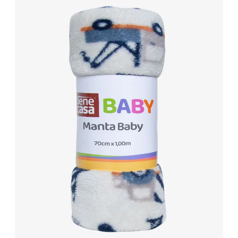 Manta Infantil Microfibra Bene Casa Azul UN / Azul