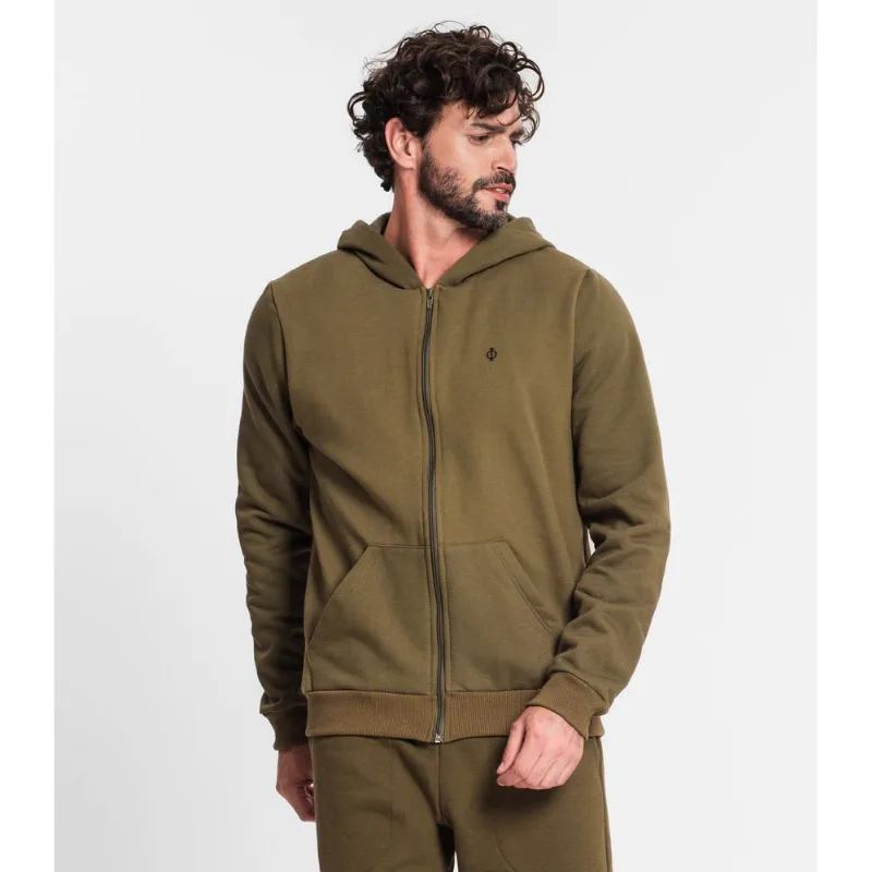 Jaqueta Masculina Moletom Peluciado Diametro Verde G2