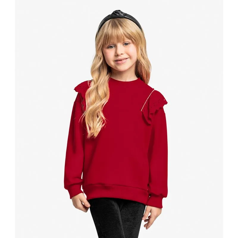 Moletom Infantil Trick Nick Vermelho 10