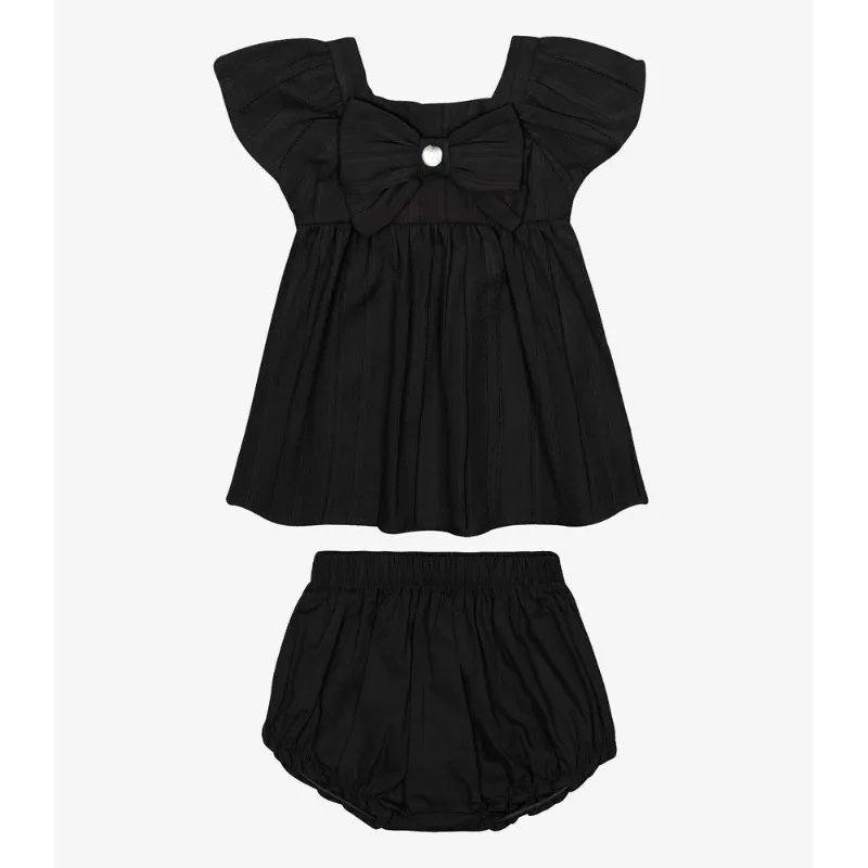 Conjunto Infantil Bata Com Calcinha Trick Nick Preto 1