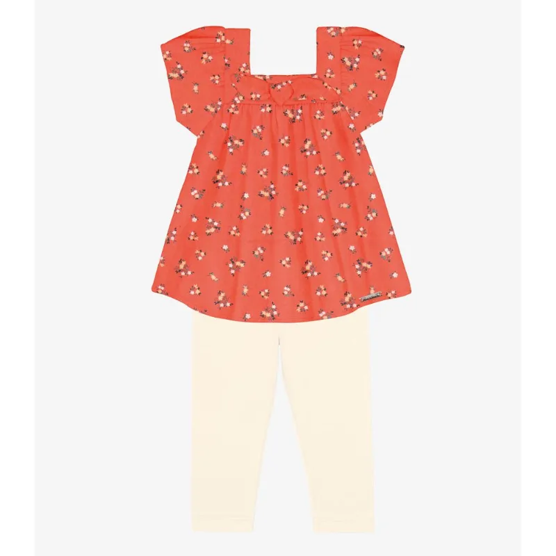 Conjunto Infantil Bata Com Legging Trick Nick Laranja M