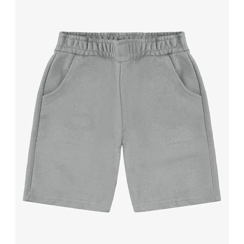 Bermuda Básica Menino Rovi Kids Cinza 2