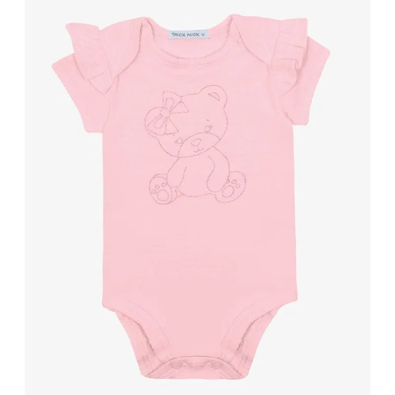 Body Infantil Menina Trick Nick Rosa GG