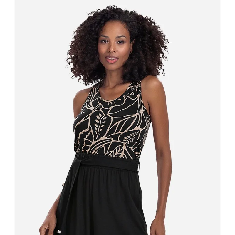 Regata Feminina Estampada Rovitex Preto M
