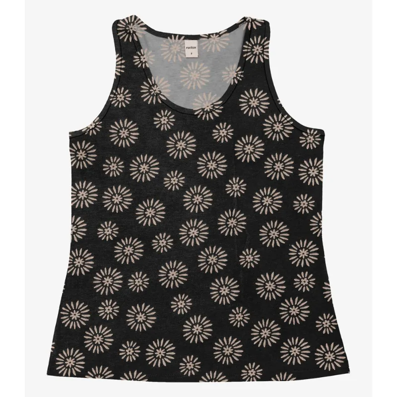 Regata Feminina Estampada Rovitex Preto M