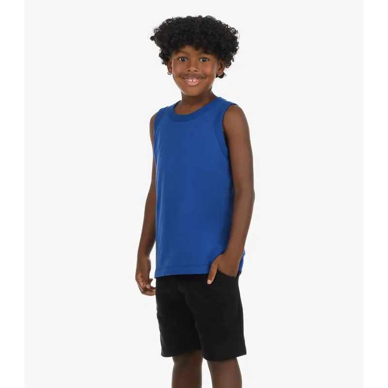 Bermuda Básica Menino Rovi Kids Preto 10