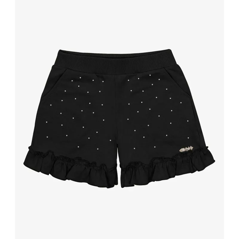 Shorts Infantil Moletinho Trick Nick Preto 10