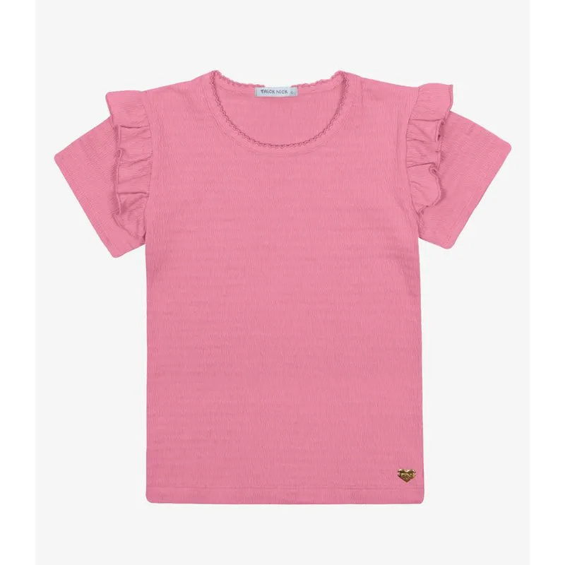 Blusa Infantil Anarruga Trick Nick Rosa 2