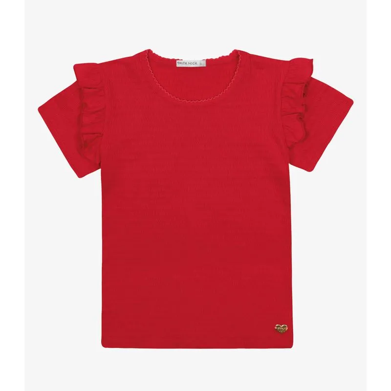 Blusa Infantil Anarruga Trick Nick Vermelho 2