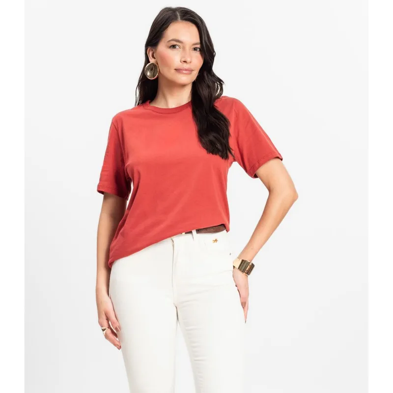 Camiseta Básica Unissex Rovitex Vermelho G