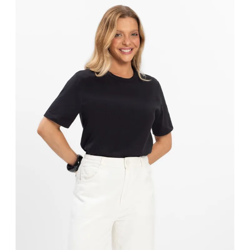 Camiseta Básica Unissex Rovitex Preto M