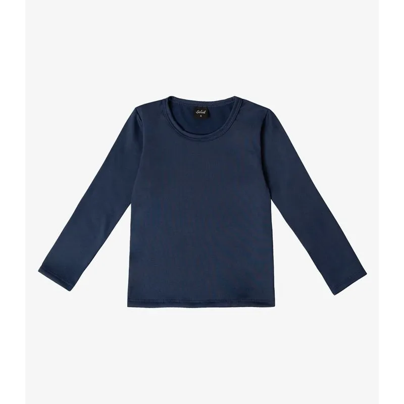 Blusa Manga Longa Infantil Select Azul 8