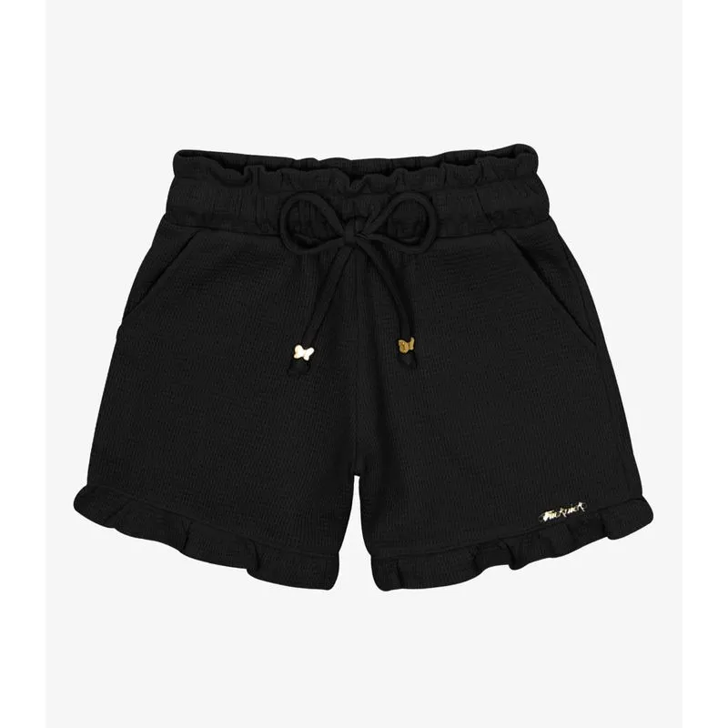 Shorts Infantil Maquinetado Trick Nick Preto 4