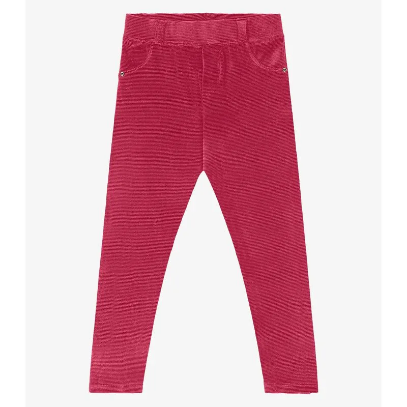 Legging Infantil Veludo Trick Nick Vermelho 6