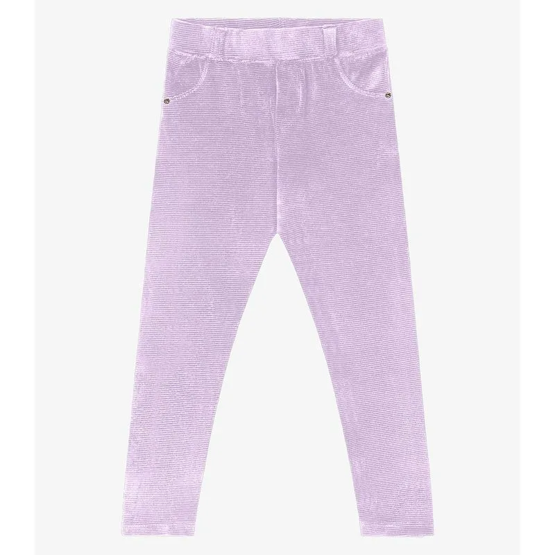 Legging Infantil Veludo Trick Nick Roxo 10