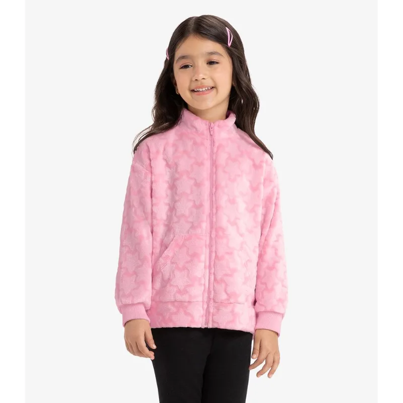 Jaqueta Infantil Pelinho Rovi Kids Rosa 2