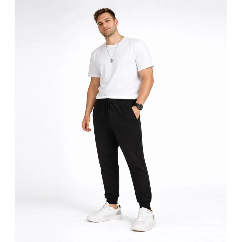 Calça Masculina Jogger De Moletom CDKA Preto XGG