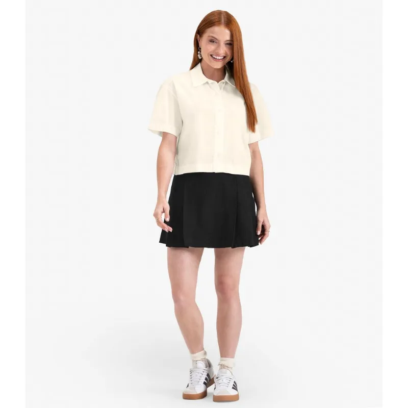 Camisa Feminina Tricoline Minty Bege 18