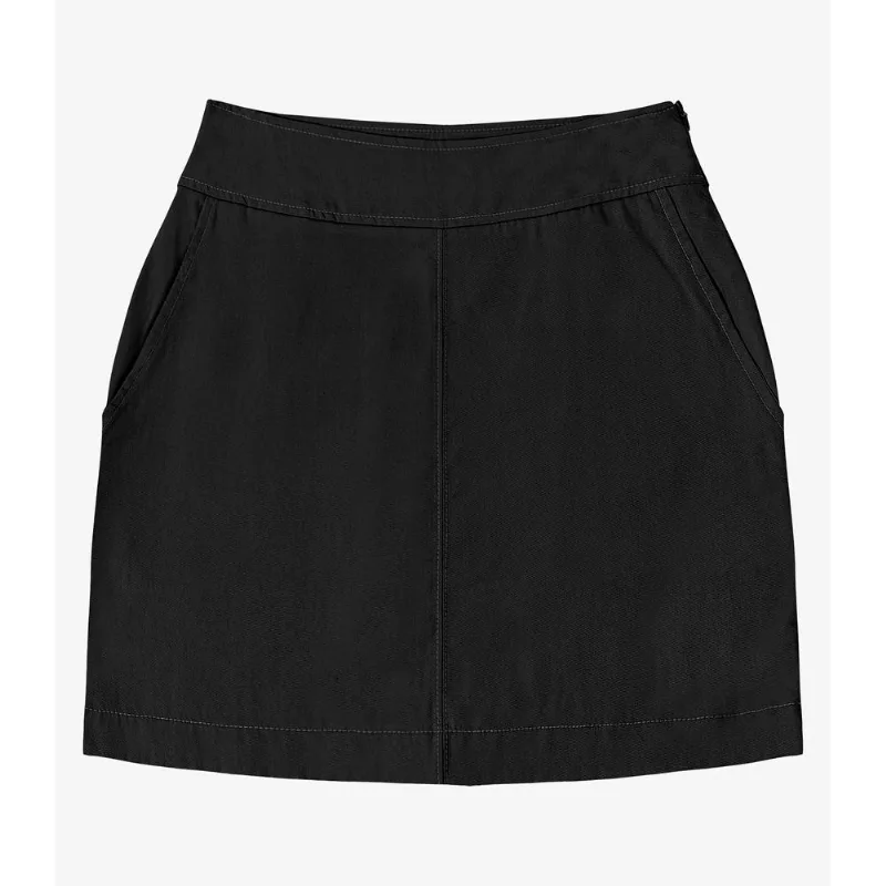 Saia Curta Feminina Com Bolsos Endless Preto P