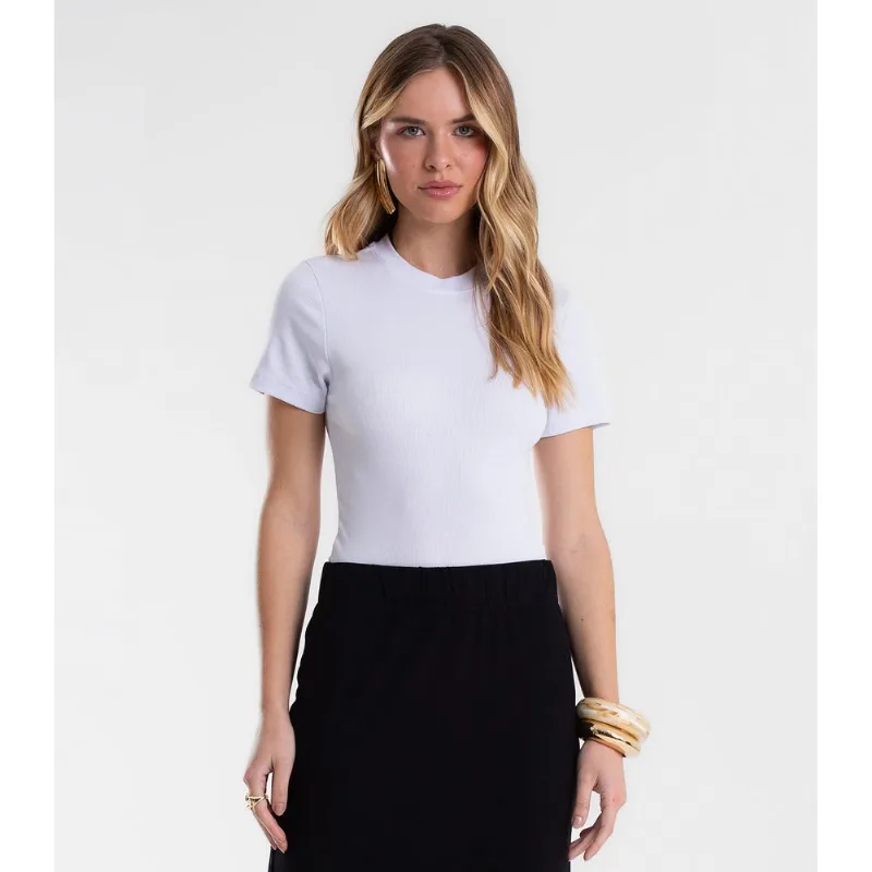Blusa Feminina Em Ribana Endless Branco P