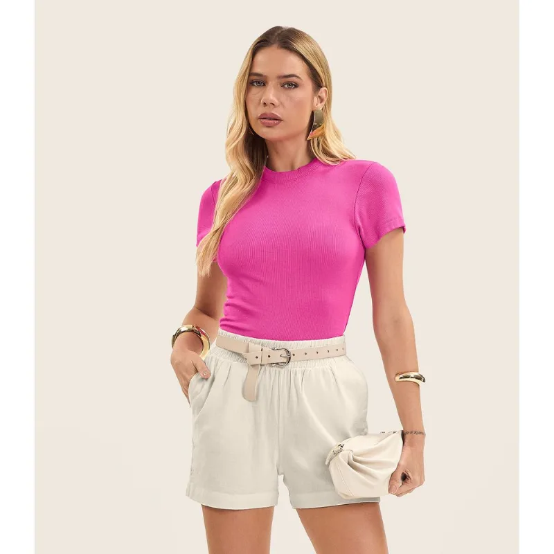 Blusa Feminina Em Ribana Endless Rosa G