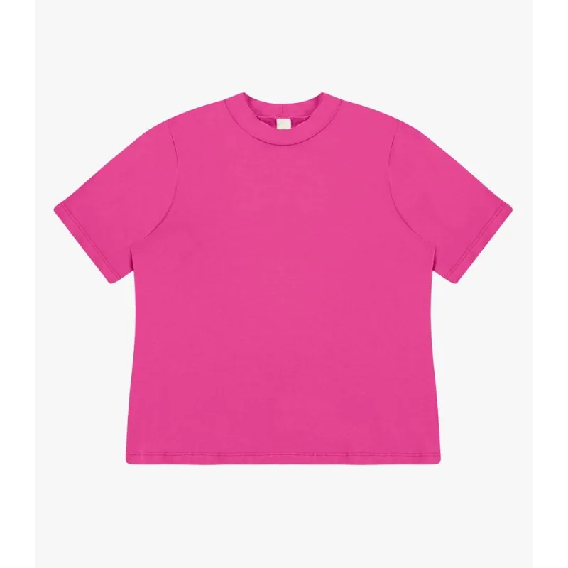 Blusa Feminina Básica em Malha Visco Rovitex Rosa M