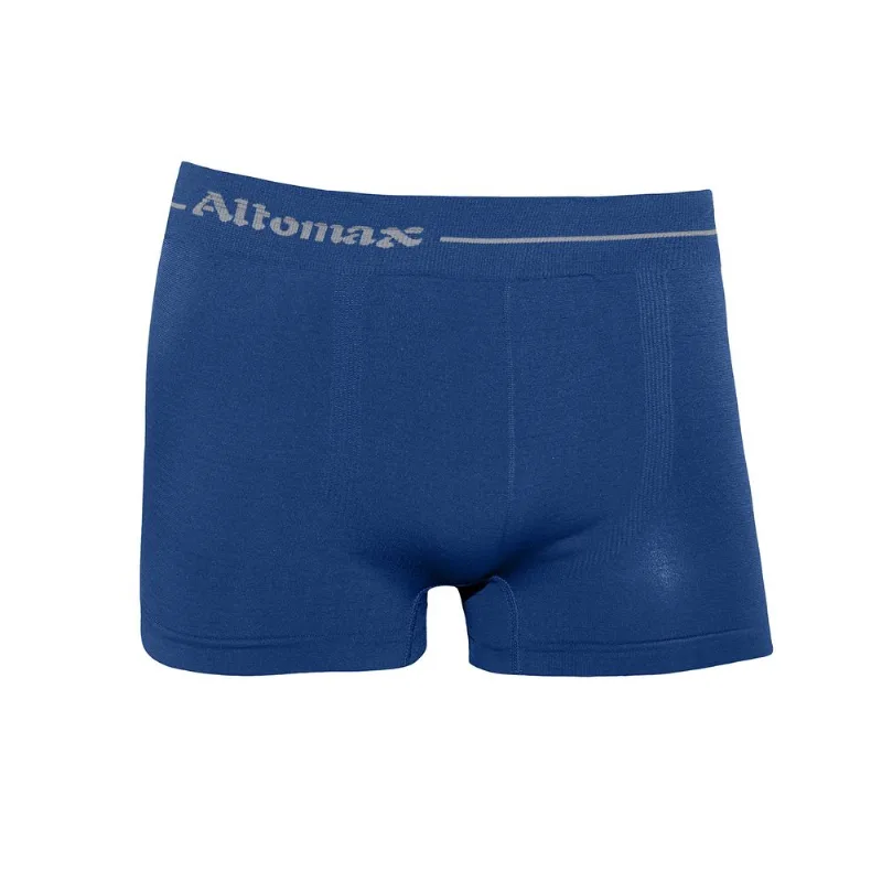 Cueca Boxer Lisa Microfibra Altomax Azul G