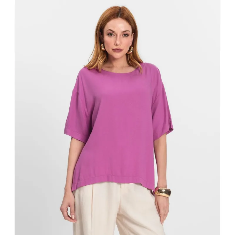 Blusa Feminina Manga Curta Endless Rosa G