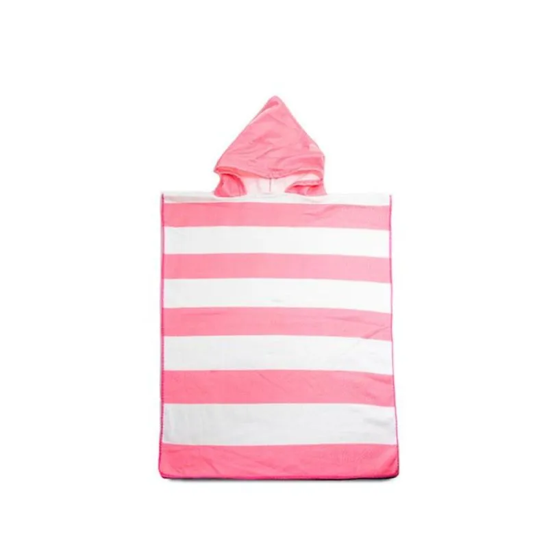 Poncho Infantil Atoalhado Camesa Rosa Un