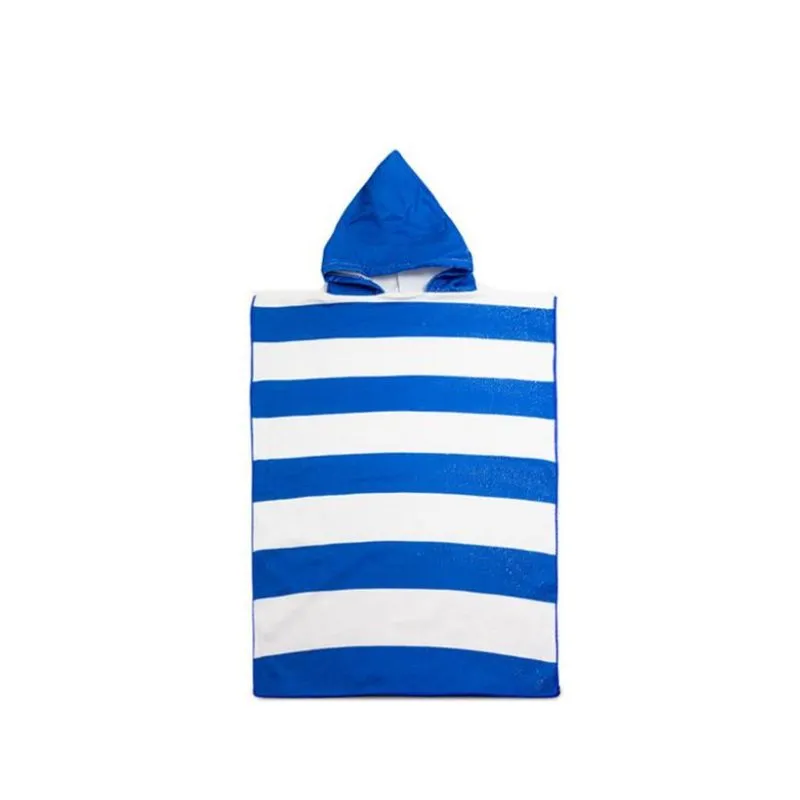 Poncho Infantil Atoalhado Camesa Azul Un