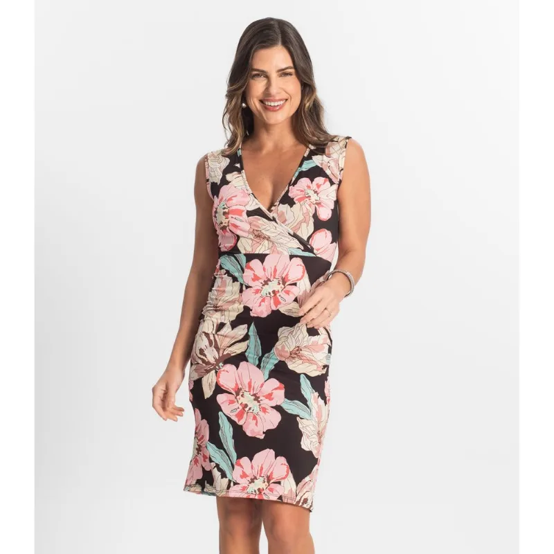 Vestido Feminino Curto Em Liganete Select Preto GG