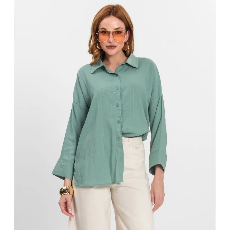 Camisa Feminina Manga Longa Endless Verde G