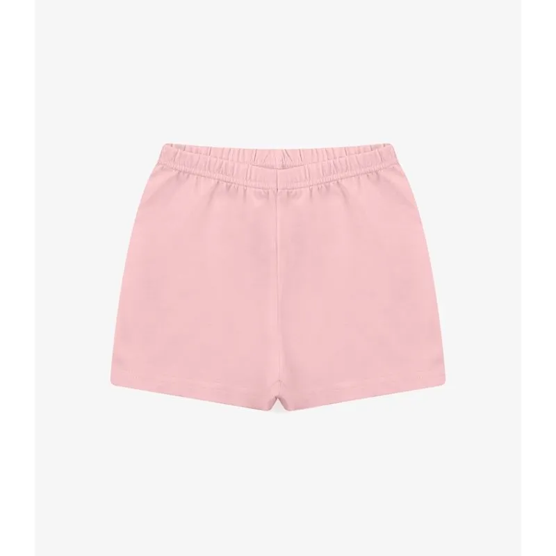 Shorts em Cotton Leve Rovi Kids Rosa 12