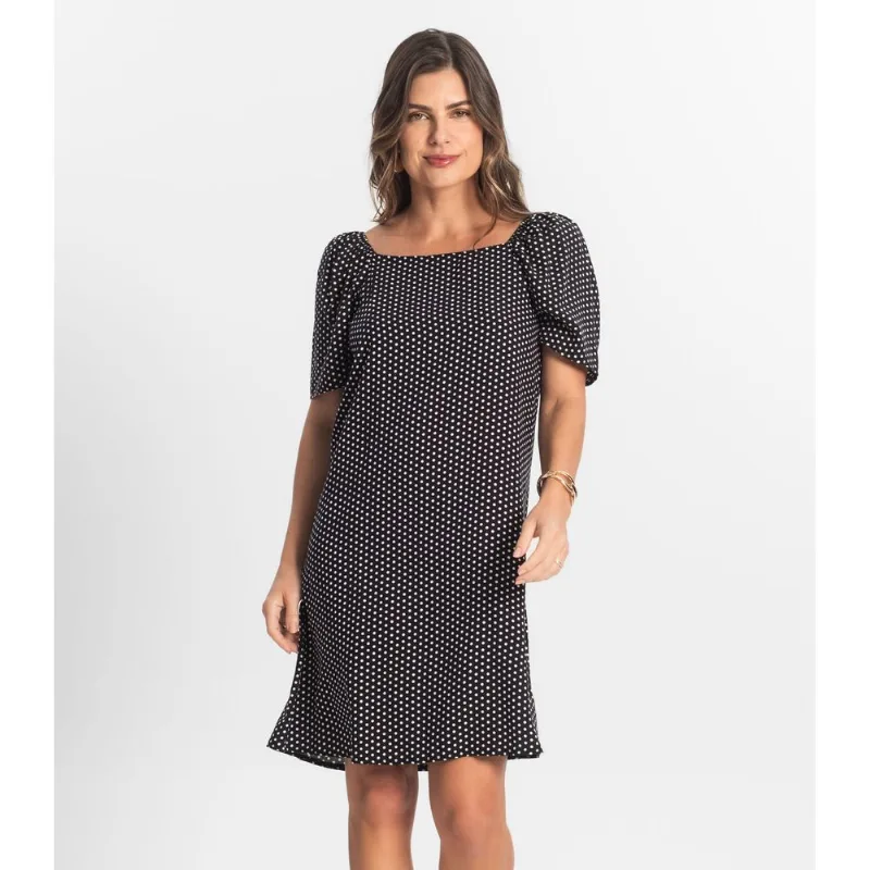 Vestido Feminino Estampado Select Preto G