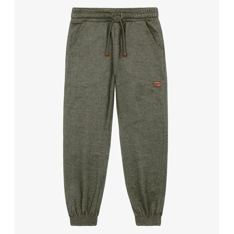 Calça Jogger Menino Infantil Trick Nick Verde 14