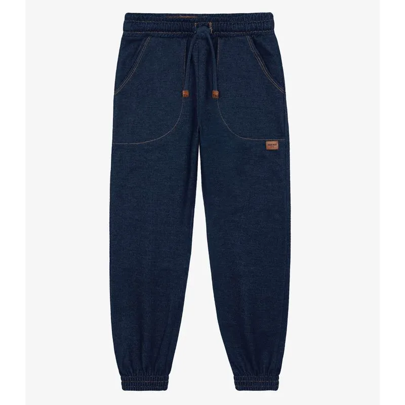 Calça Jogger Menino Infantil Trick Nick Azul 10