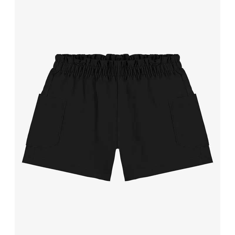 Shorts Infantil Moletinho Basic Rovi Kids Preto 3