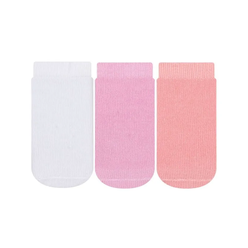 Kit 3 Pares De Meia Soquete Feminina Cia Da Meia Branco 13/16